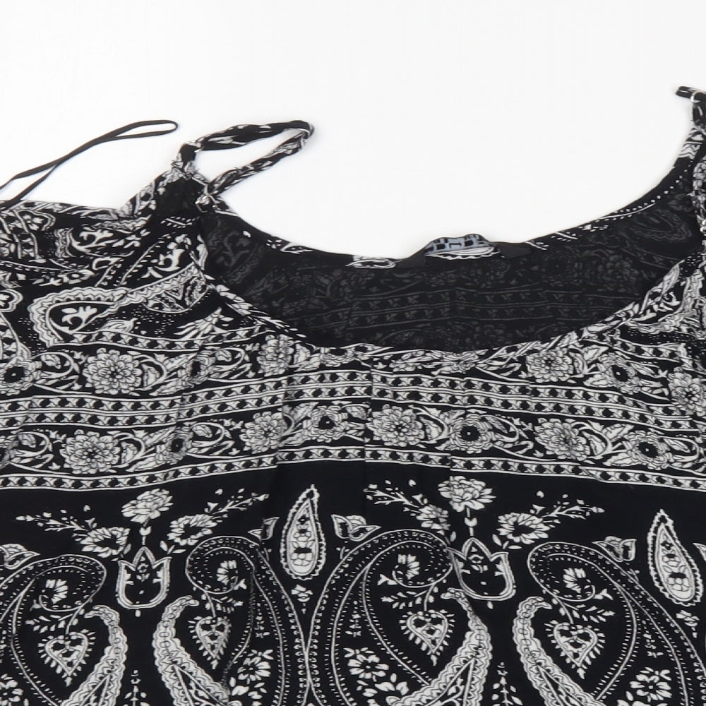 Womens UK Size 6 Select Black Basic Blouse