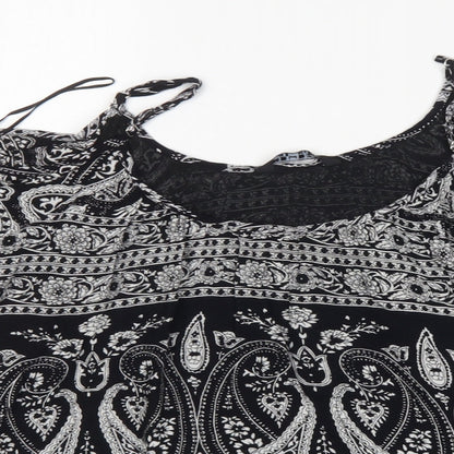 Womens UK Size 6 Select Black Basic Blouse