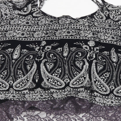 Womens UK Size 6 Select Black Basic Blouse