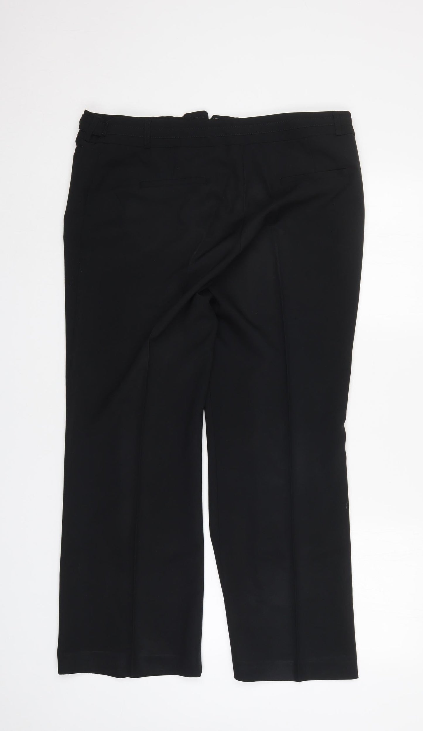 Womens UK Size 14 Dunnes Regular Fit  Black Trousers