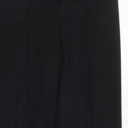 Womens UK Size 14 Dunnes Regular Fit  Black Trousers