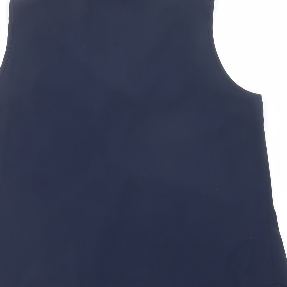 Jamie Oliver Womens Blue   Basic Button-Up Size 14