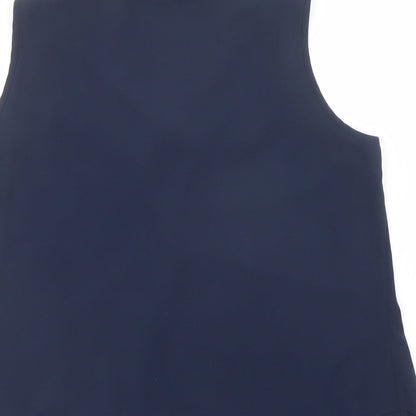 Jamie Oliver Womens Blue   Basic Button-Up Size 14