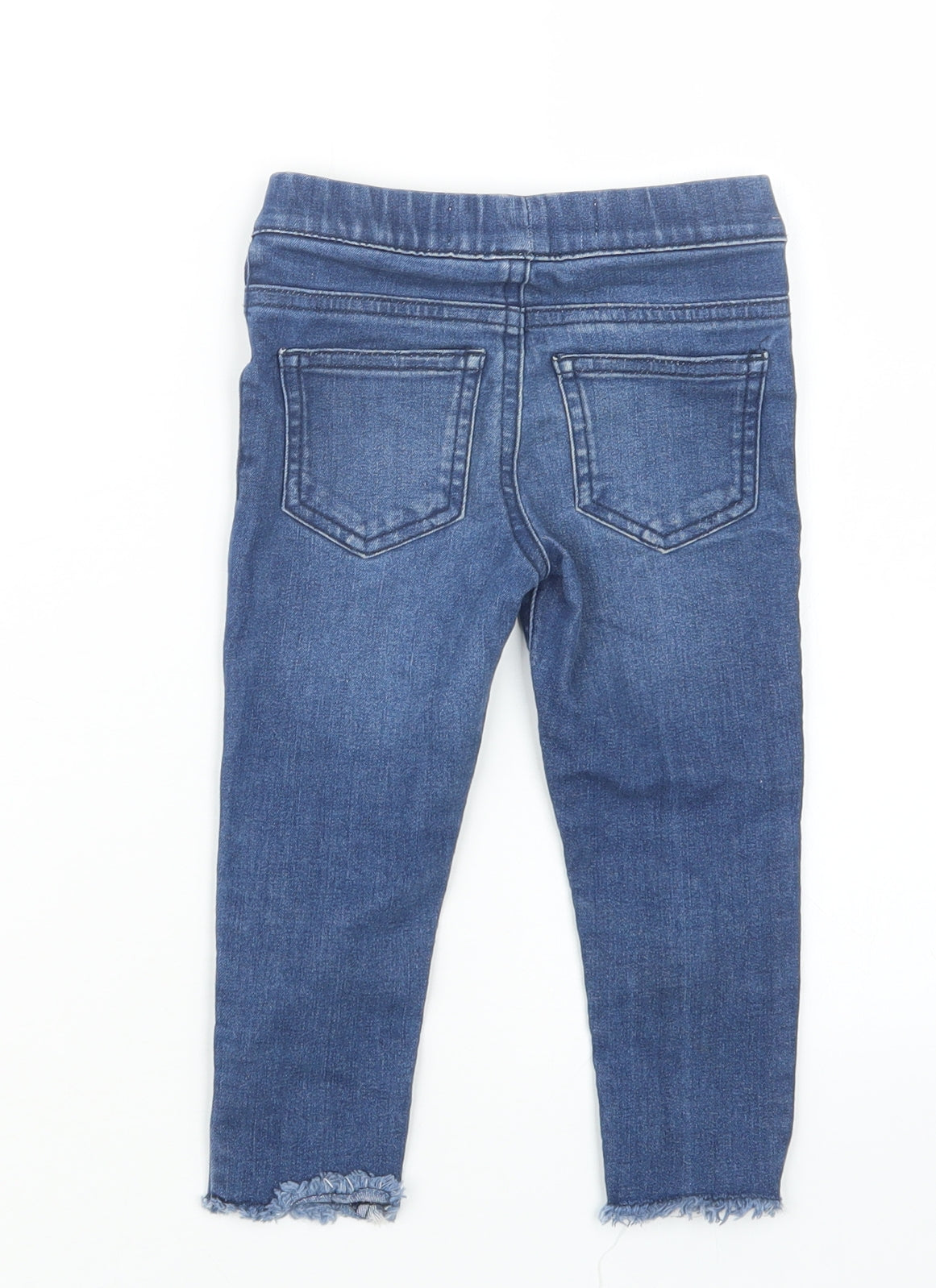 Denim Co. Girls Blue  Denim Capri Jeans Size 18-24 Months