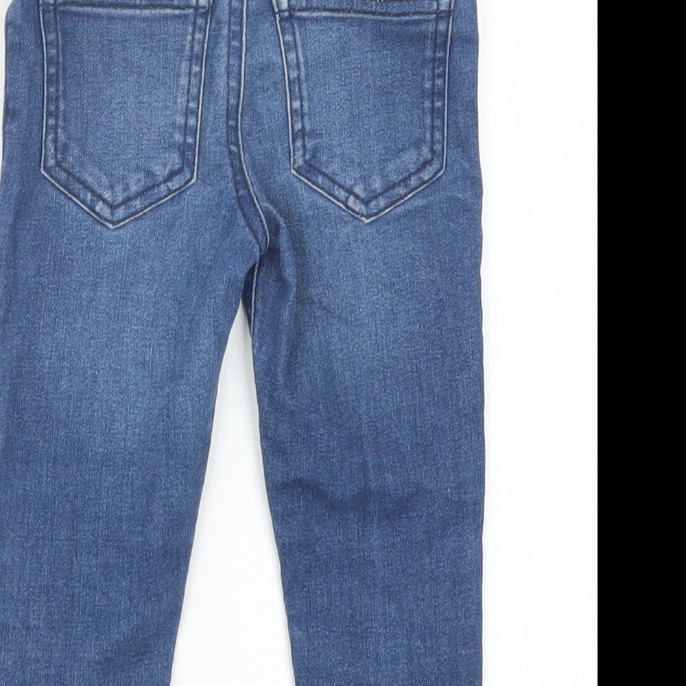 Denim Co. Girls Blue  Denim Capri Jeans Size 18-24 Months
