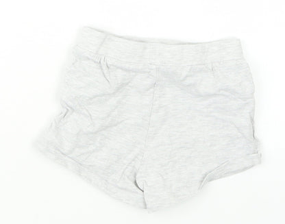 George Girls Grey   Boyfriend Shorts Size 2-3 Years