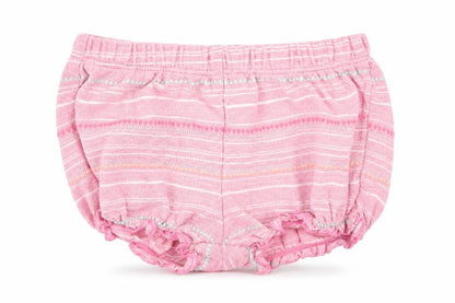 Front view of H&M girls’ pink cropped trousers, size 12, months