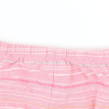 H&M Girls Pink   Cropped Trousers Size 12 Months