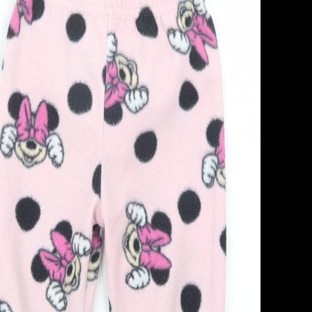Primark Girls Pink Geometric  Capri Pyjama Pants Size 18-24 Months  - Minnie Mouse