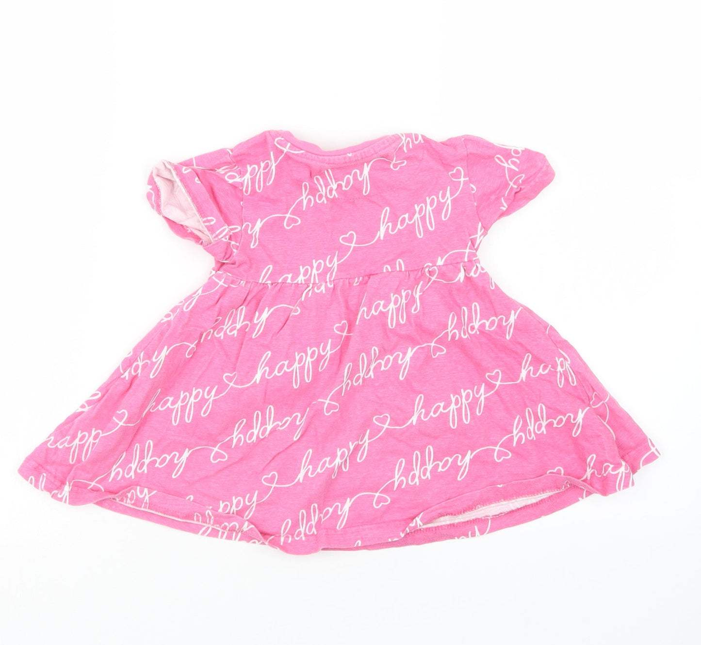 Studio Girls Pink Geometric  T-Shirt Dress  Size 12-18 Months
