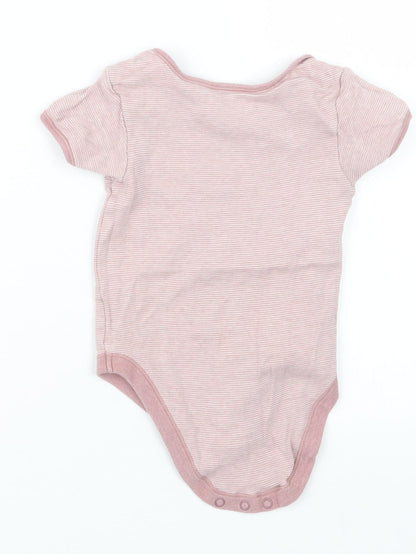 George Boys Purple Striped  Babygrow One-Piece Size 18-24 Months