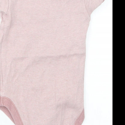 George Boys Purple Striped  Babygrow One-Piece Size 18-24 Months