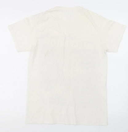 Mens UK Size S Delta White  T-Shirt