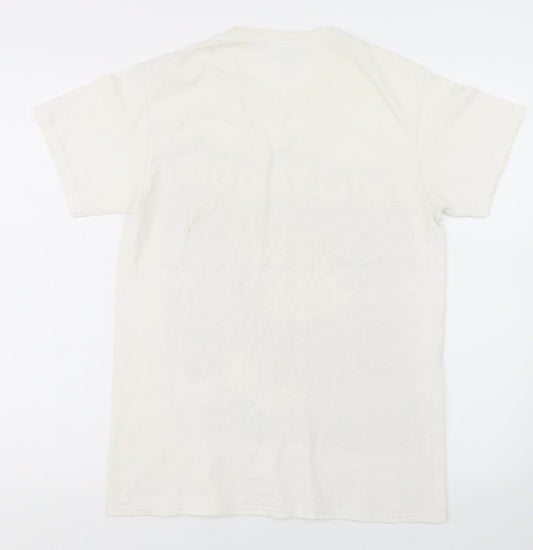 Mens UK Size S Delta White  T-Shirt
