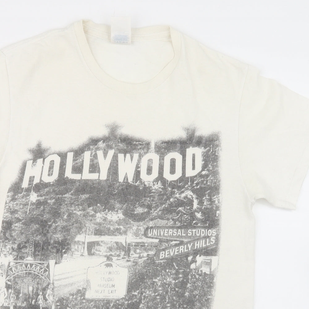 Mens UK Size S Delta White  T-Shirt