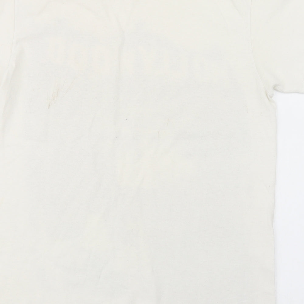 Mens UK Size S Delta White  T-Shirt