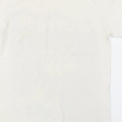 Mens UK Size S Delta White  T-Shirt