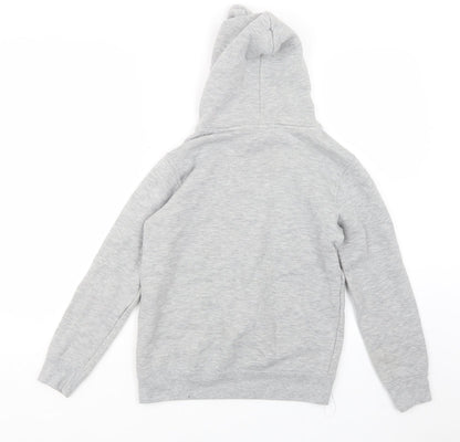 Sols Girls Grey   Pullover Hoodie Size 12 Years