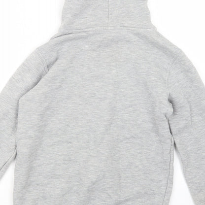 Sols Girls Grey   Pullover Hoodie Size 12 Years