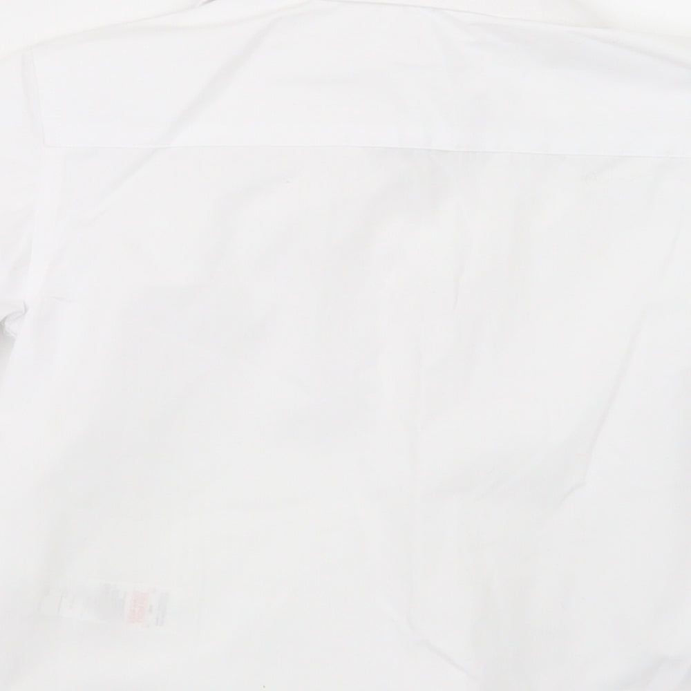 Lily & Dan Boys White   Basic Button-Up Size 4-5 Years