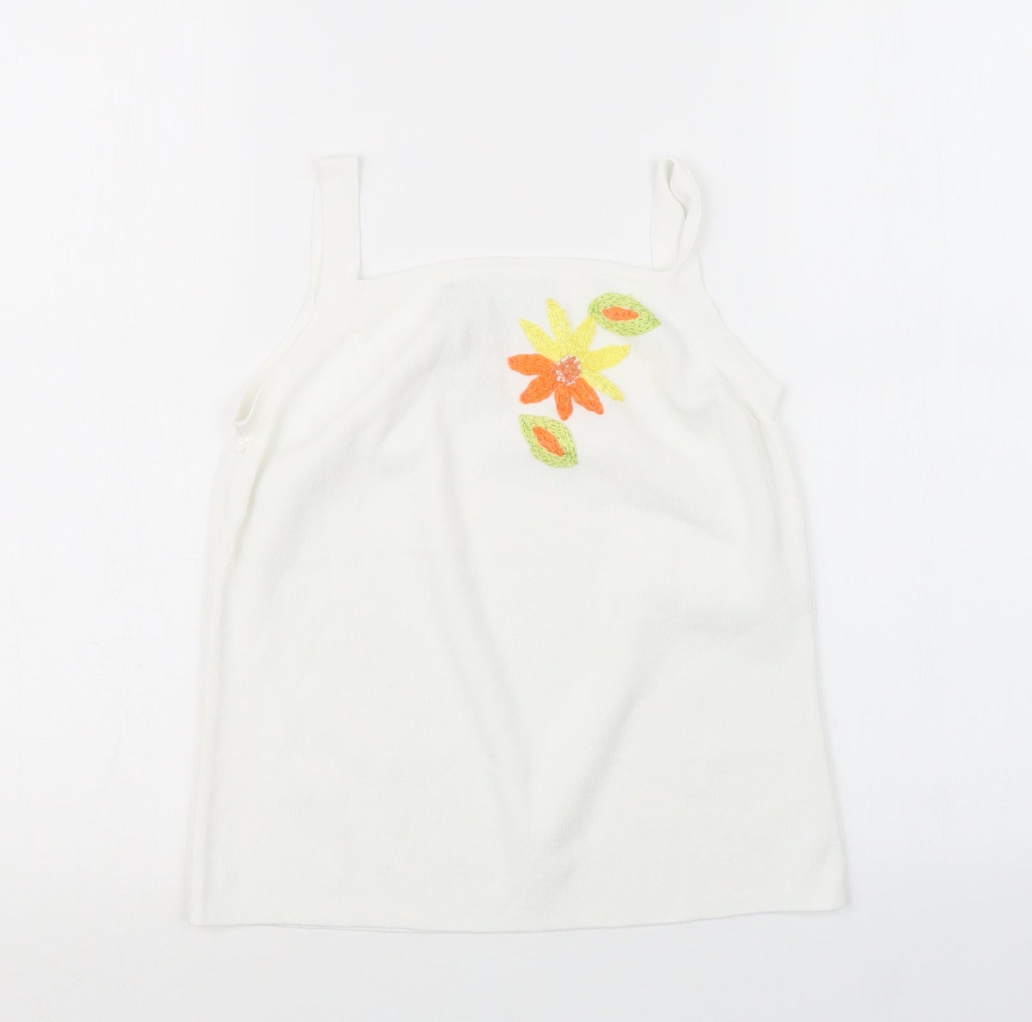 Joseph A. Womens White   Basic Tank Size M