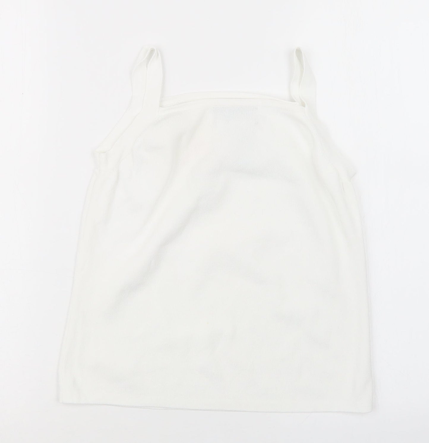Joseph A. Womens White   Basic Tank Size M