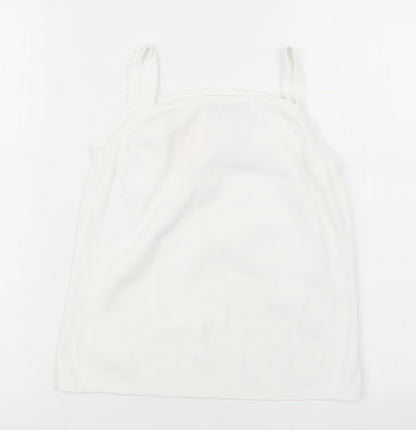 Joseph A. Womens White   Basic Tank Size M