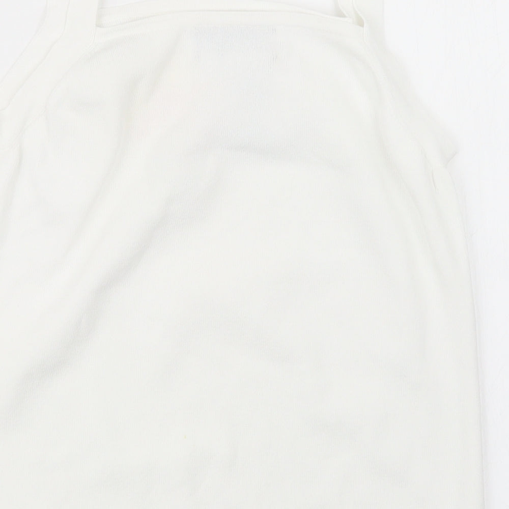 Joseph A. Womens White   Basic Tank Size M