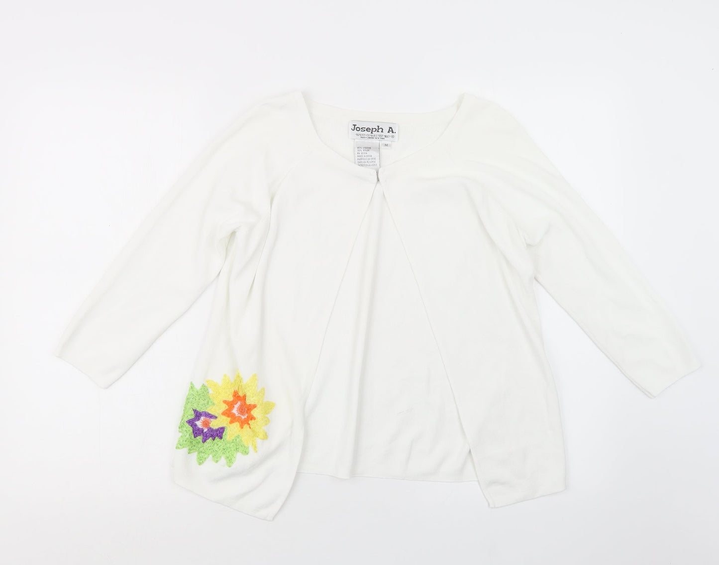 Joseph A. Womens White   Cardigan Jumper Size M