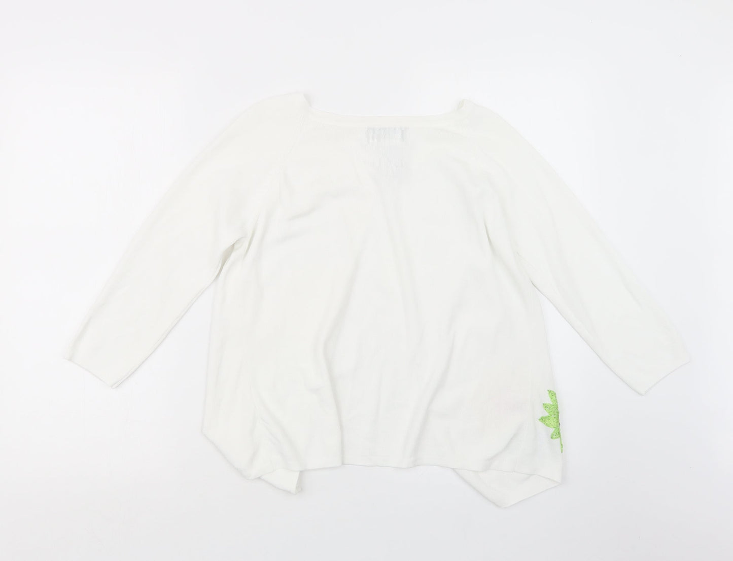 Joseph A. Womens White   Cardigan Jumper Size M
