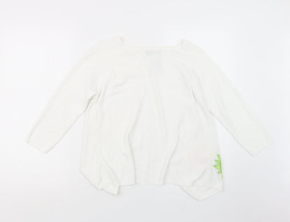 Joseph A. Womens White   Cardigan Jumper Size M