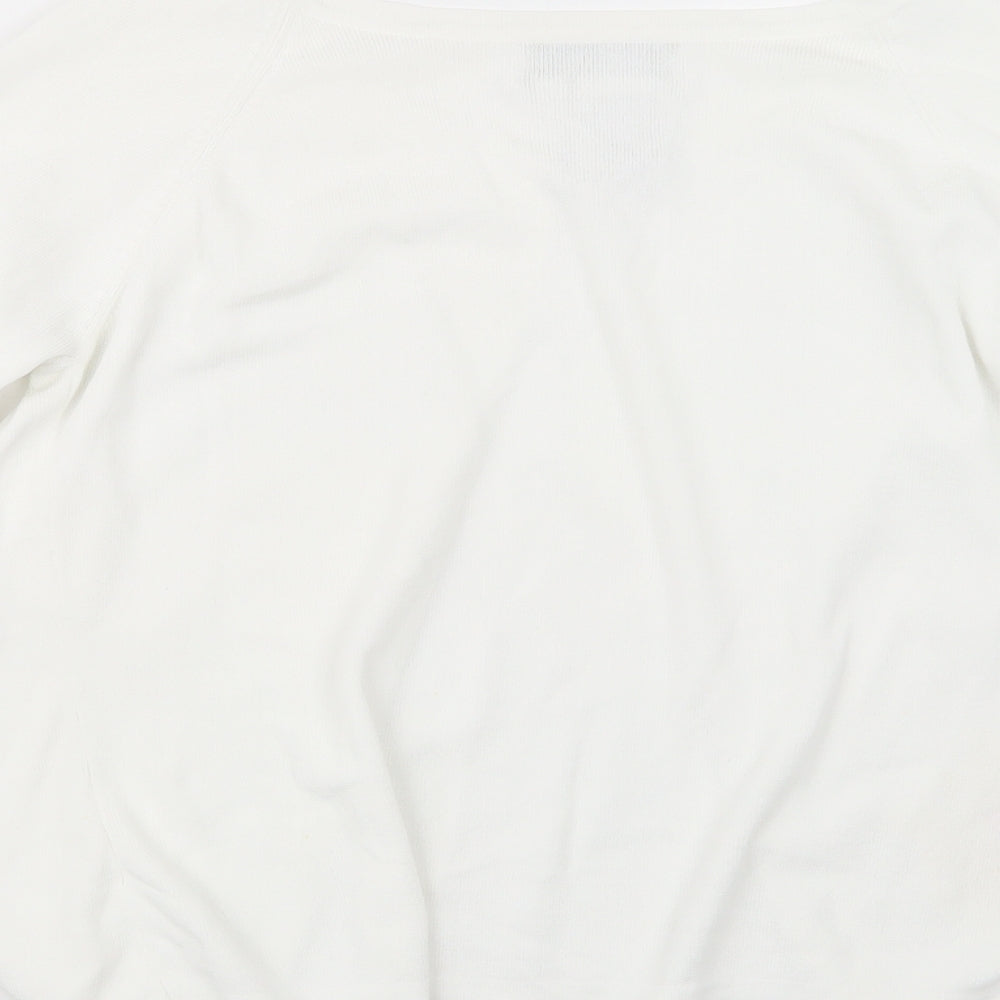 Joseph A. Womens White   Cardigan Jumper Size M