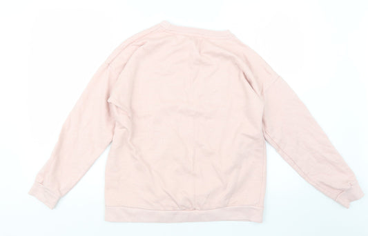 Womens UK Size M Pep&Co Pink Pullover Jumper