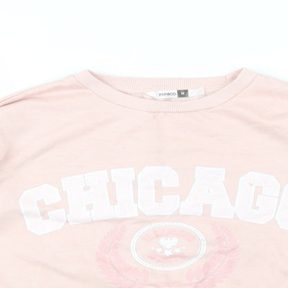 Womens UK Size M Pep&Co Pink Pullover Jumper