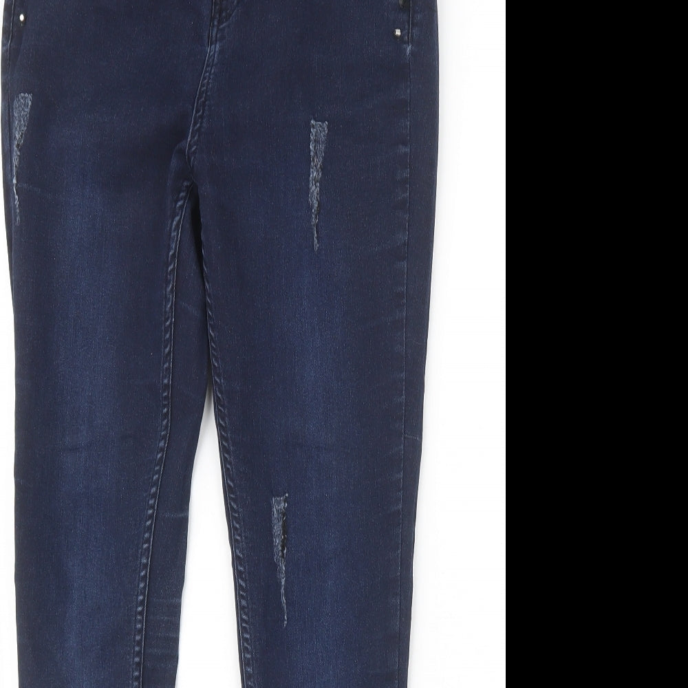 Select Womens Blue  Denim Straight Jeans Size 10 L27 in