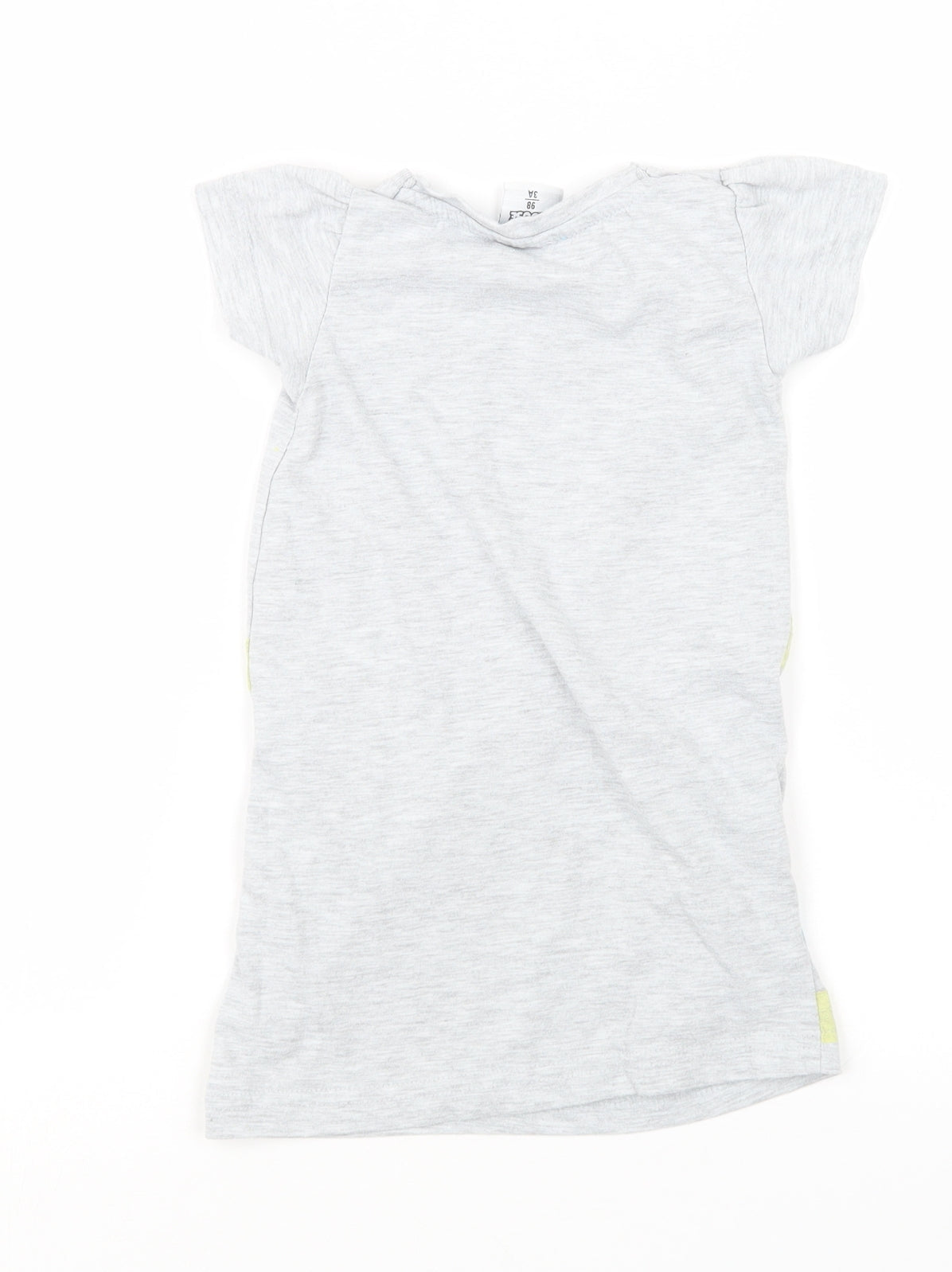 Disney Girls Grey   Basic T-Shirt Size 3 Years  - Minnie Mouse