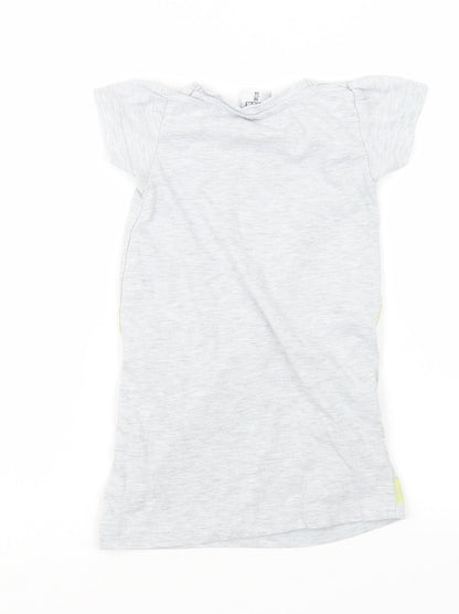 Disney Girls Grey   Basic T-Shirt Size 3 Years  - Minnie Mouse