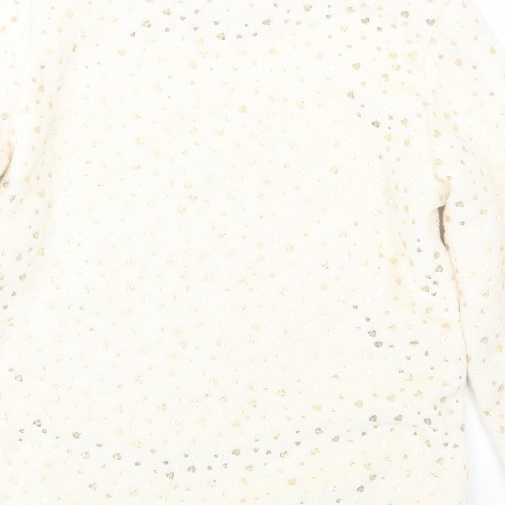 TU Womens Ivory Geometric  Top One Piece Size 10