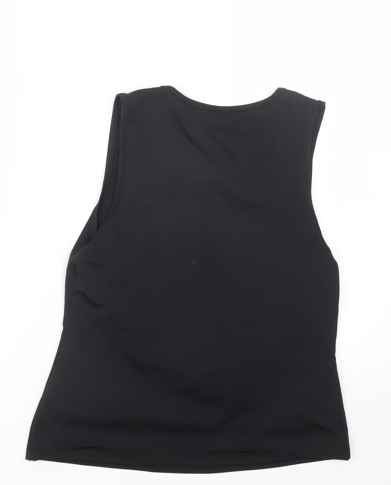 Womens UK Size 12 Preworn Black Basic Tank