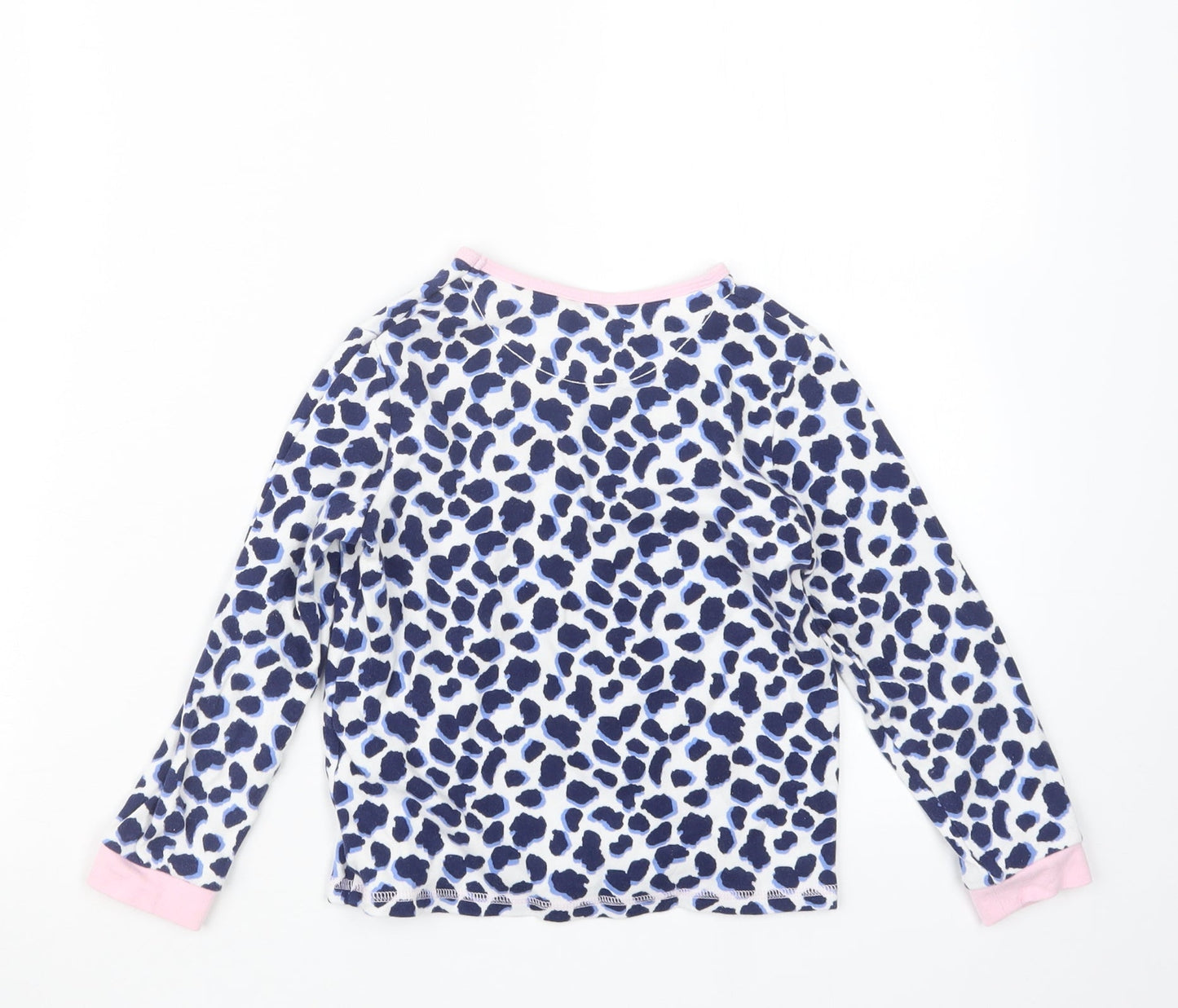 John Lewis Girls Blue Animal Print  Top Pyjama Top Size 6 Years