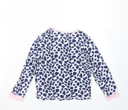 John Lewis Girls Blue Animal Print  Top Pyjama Top Size 6 Years