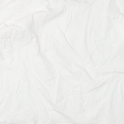 Womens UK Size XL EA White Basic T-Shirt