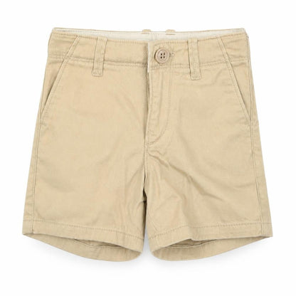 Front view of Gap boys’ beige cropped trousers, size 12-18, months