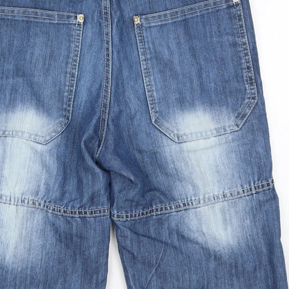Marions Boys Blue  Denim Cropped Jeans Size 12 Years - Fashion Project