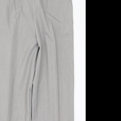 Just Elegance Womens Grey  Rayon Trousers  Size 14 L27 in