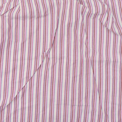 Mens UK Size 16 Peter England Pink  Button-Up Long Sleeve Casual Shirt