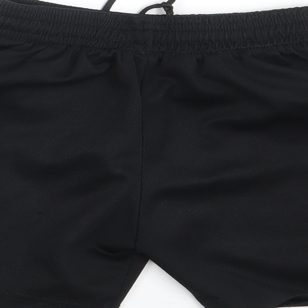 Medallion Boys Black   Sweat Shorts Size M - Waist 18in; Inside  leg 4in