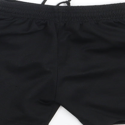 Medallion Boys Black   Sweat Shorts Size M - Waist 18in; Inside  leg 4in