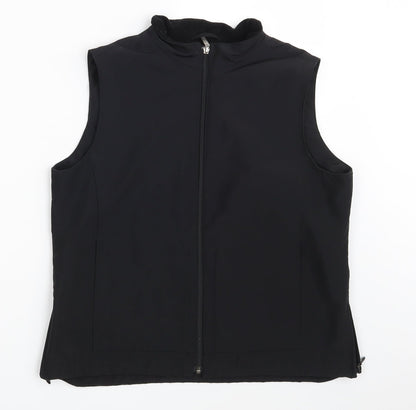 Womens UK Size 14 NEXT Black Full Zip Jumper
