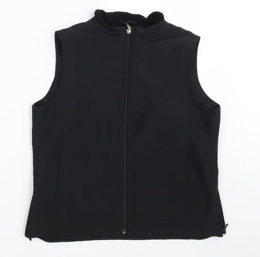 Womens UK Size 14 NEXT Black Full Zip Jumper